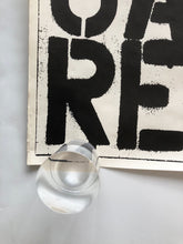 Load image into Gallery viewer, Original Offset lithograph By Felix Gonzalez-Torres & Christoper Wool, The Show is Over, 1993.